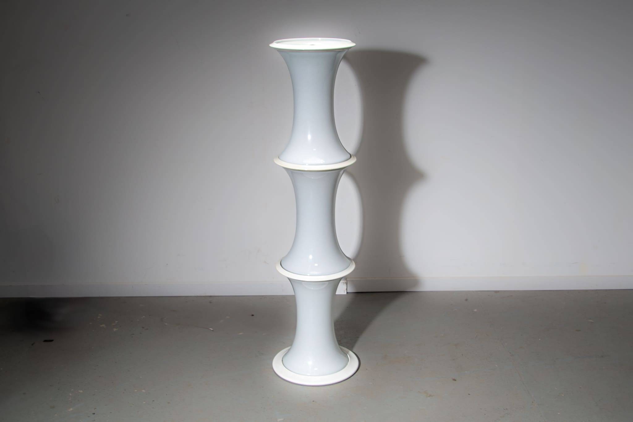 Enrico Tronconi Lampadaire en bambou Vistosi