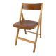 Chaise pliante annees 50