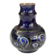 Strehla Keramik cobalt ceramic vase, Germany 1960s.