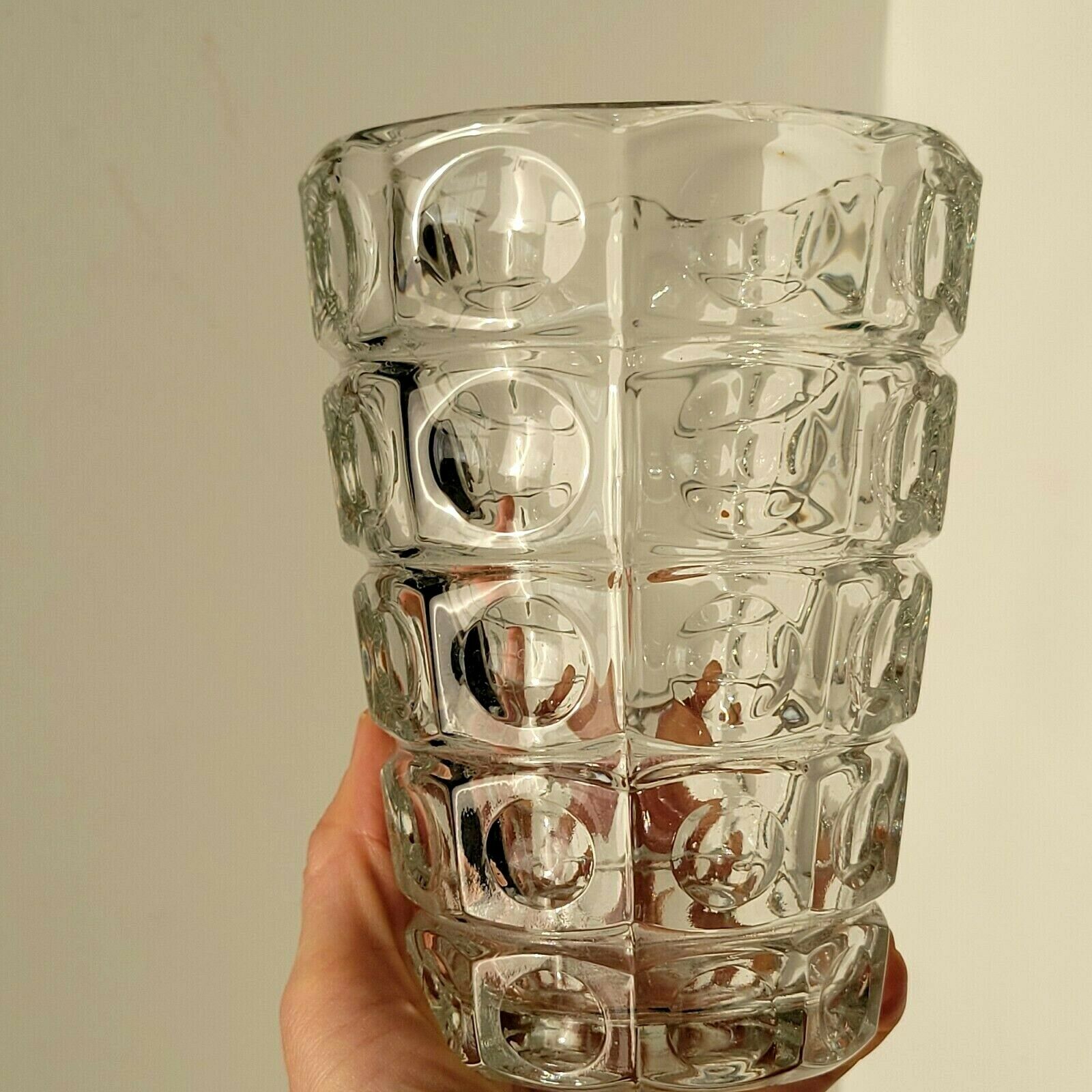 Art Deco crystal vase