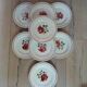 8 old Badonviller dessert plates