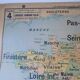 Map of France vintage - school poster n ° 4