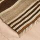 4x5 Vintage Oriental Brown Kilim Rug, 118x163Cm