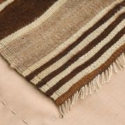 4x5 Vintage Oriental Brown Kilim Rug, 118x163Cm