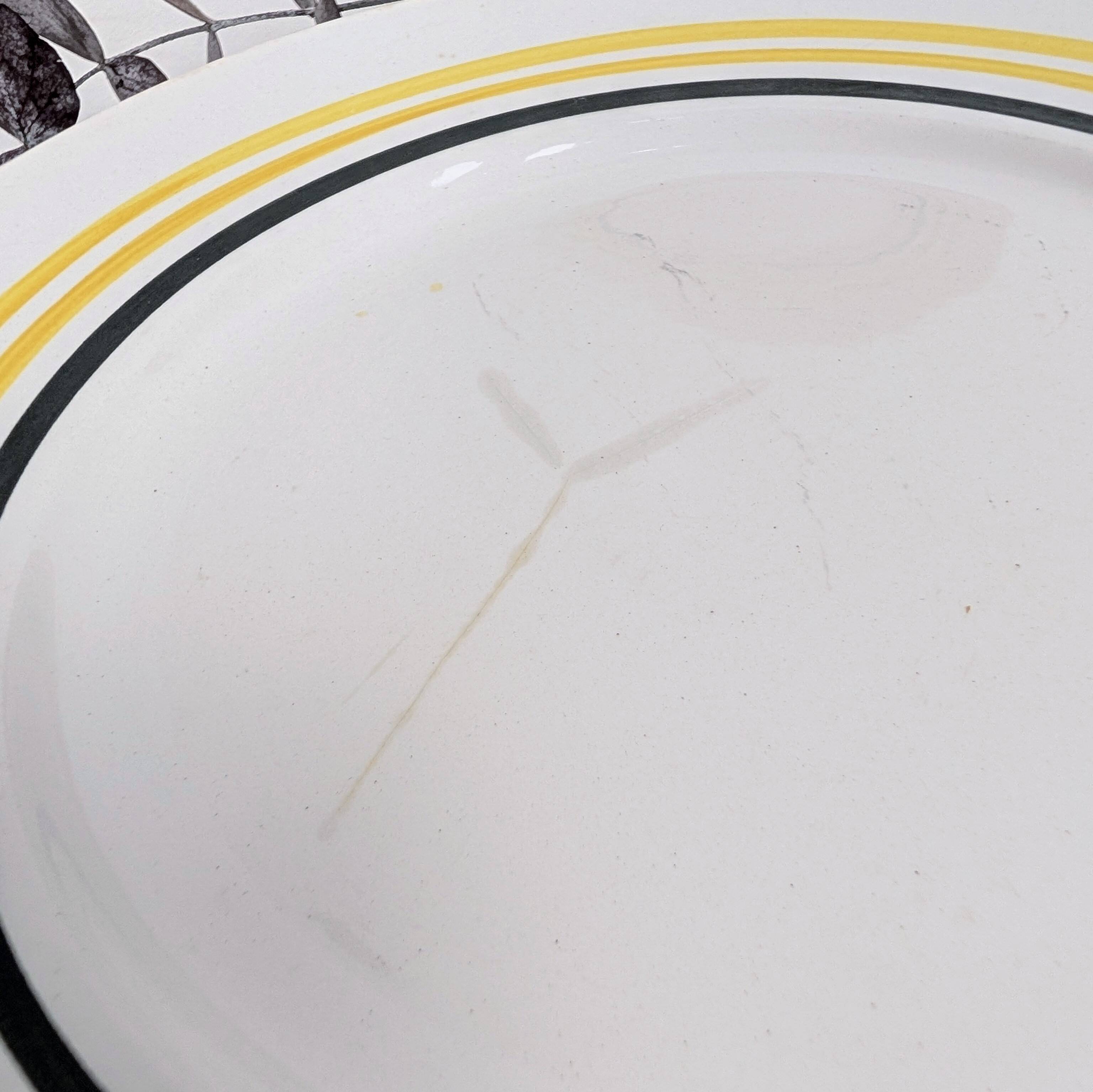 Set of 6 Moulin des Loups Orchies plates
