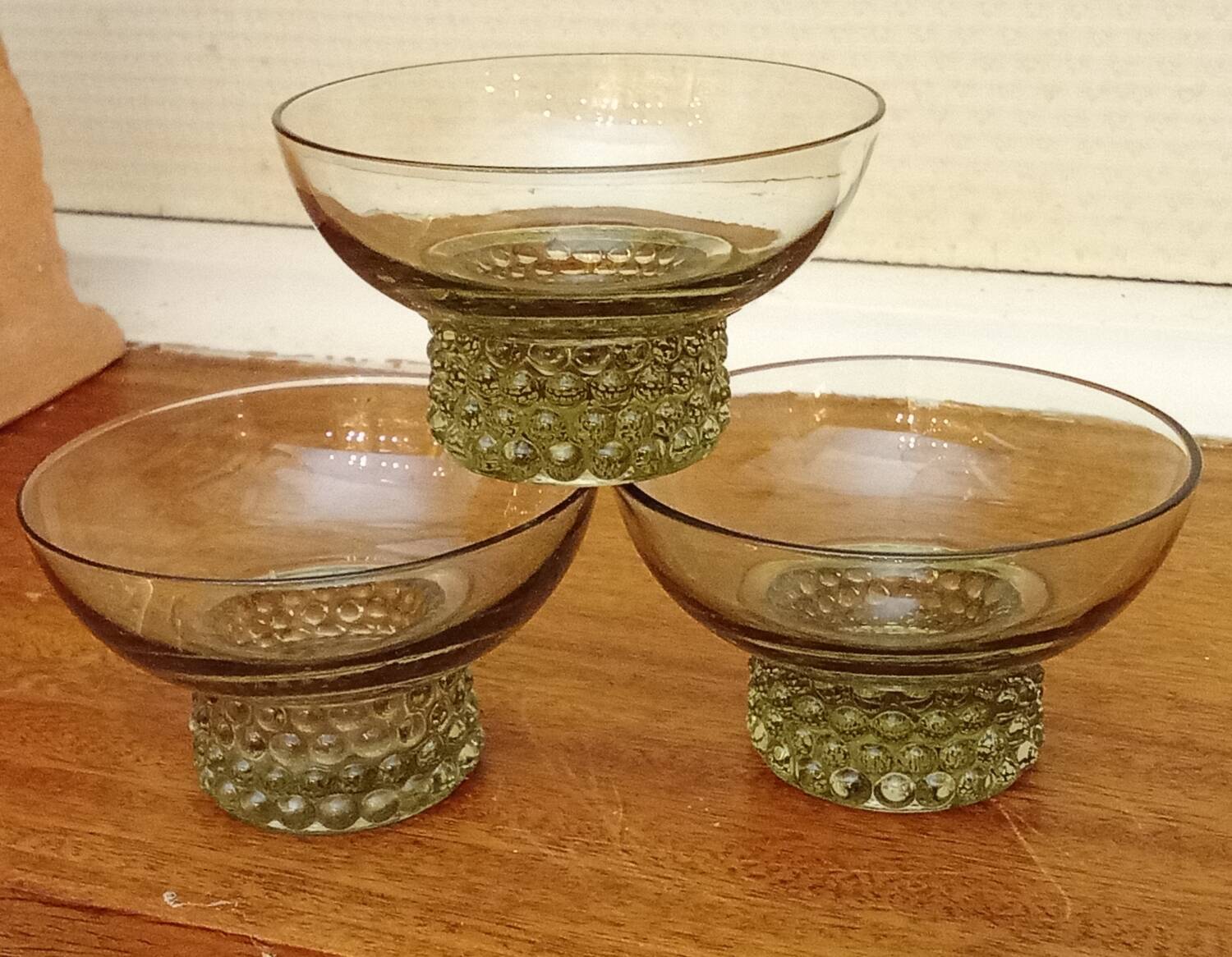 Set of 6 vintage champagne glasses