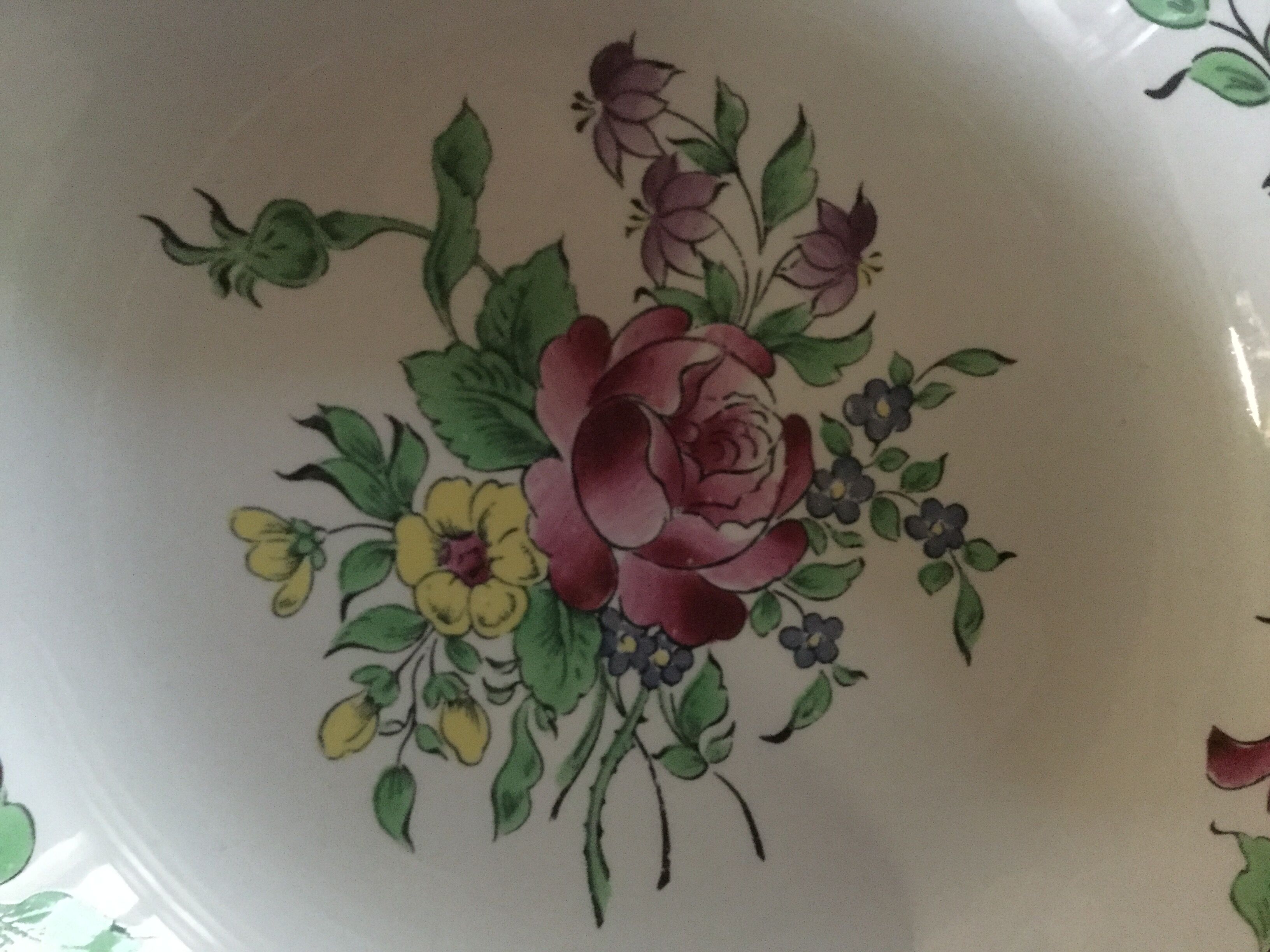 Assiette creuse KG Luneville