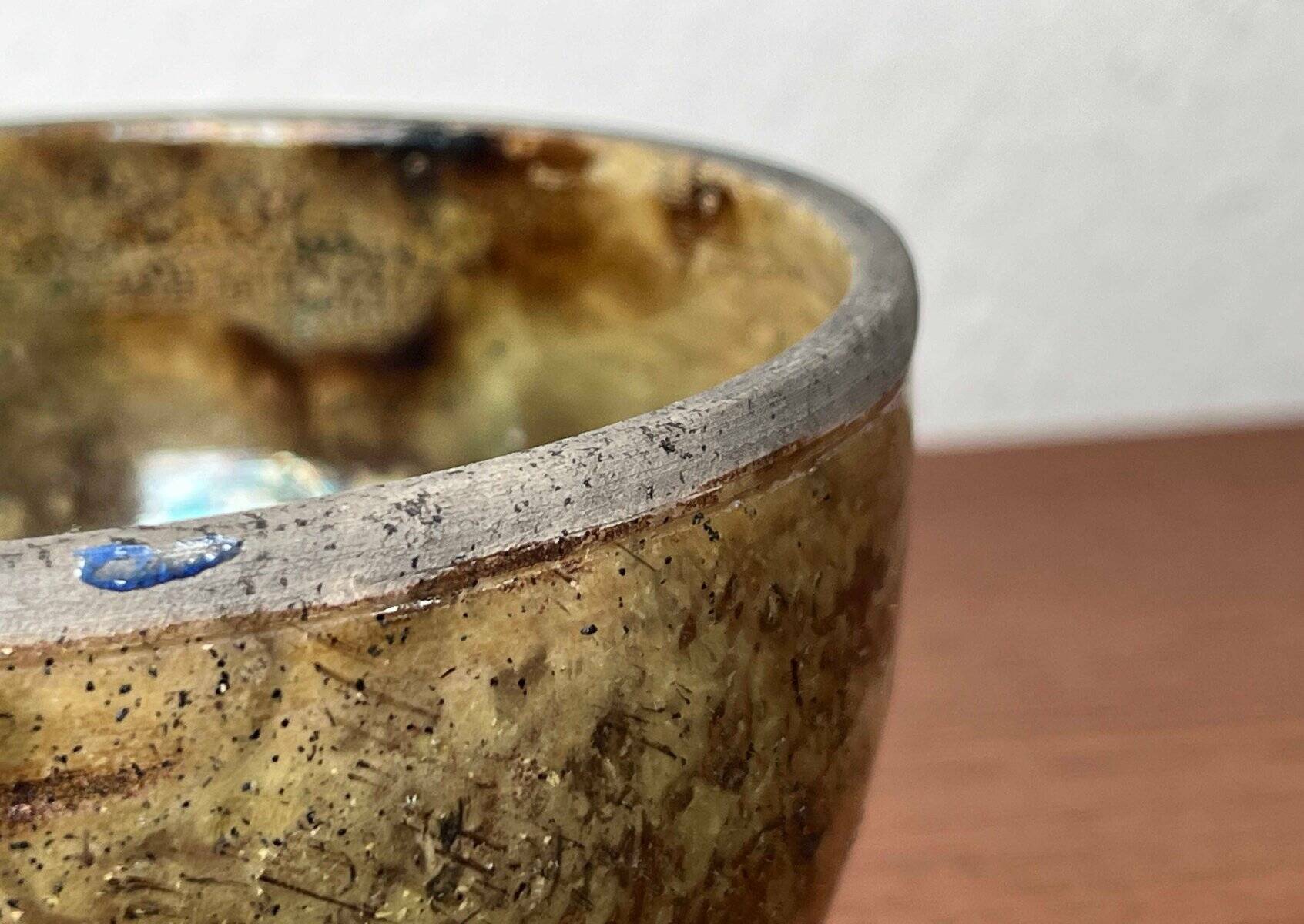 Mid-century modern Danish studio pottery bowl by Sussie Herold, 1960s.