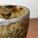 Mid-century modern Danish studio pottery bowl by Sussie Herold, 1960s.