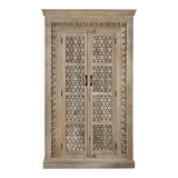 Mango wood cabinet 110x43x188 natural