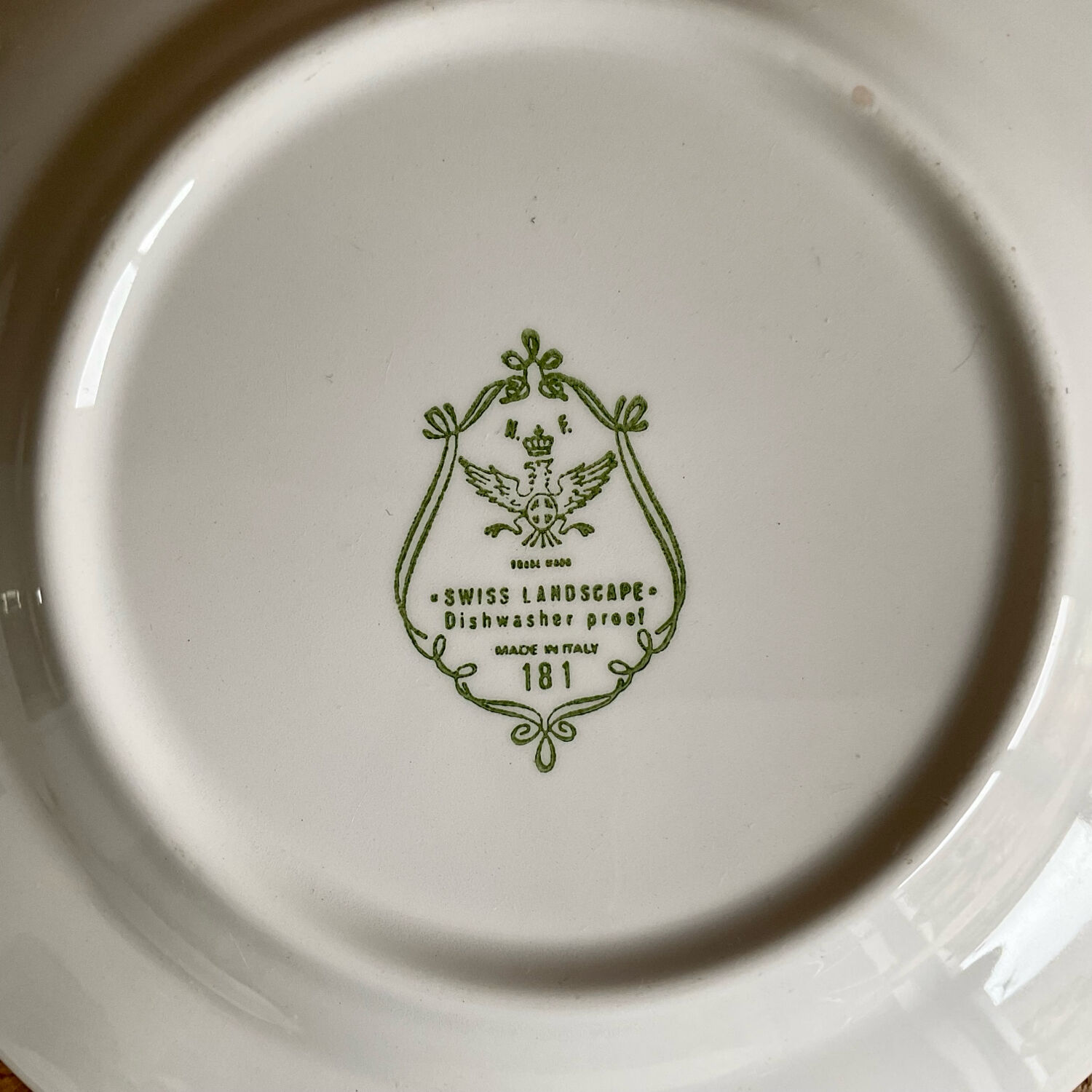 4 dessert plates N Fontabesso Italy