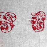 Tablecloth with central TC monogram