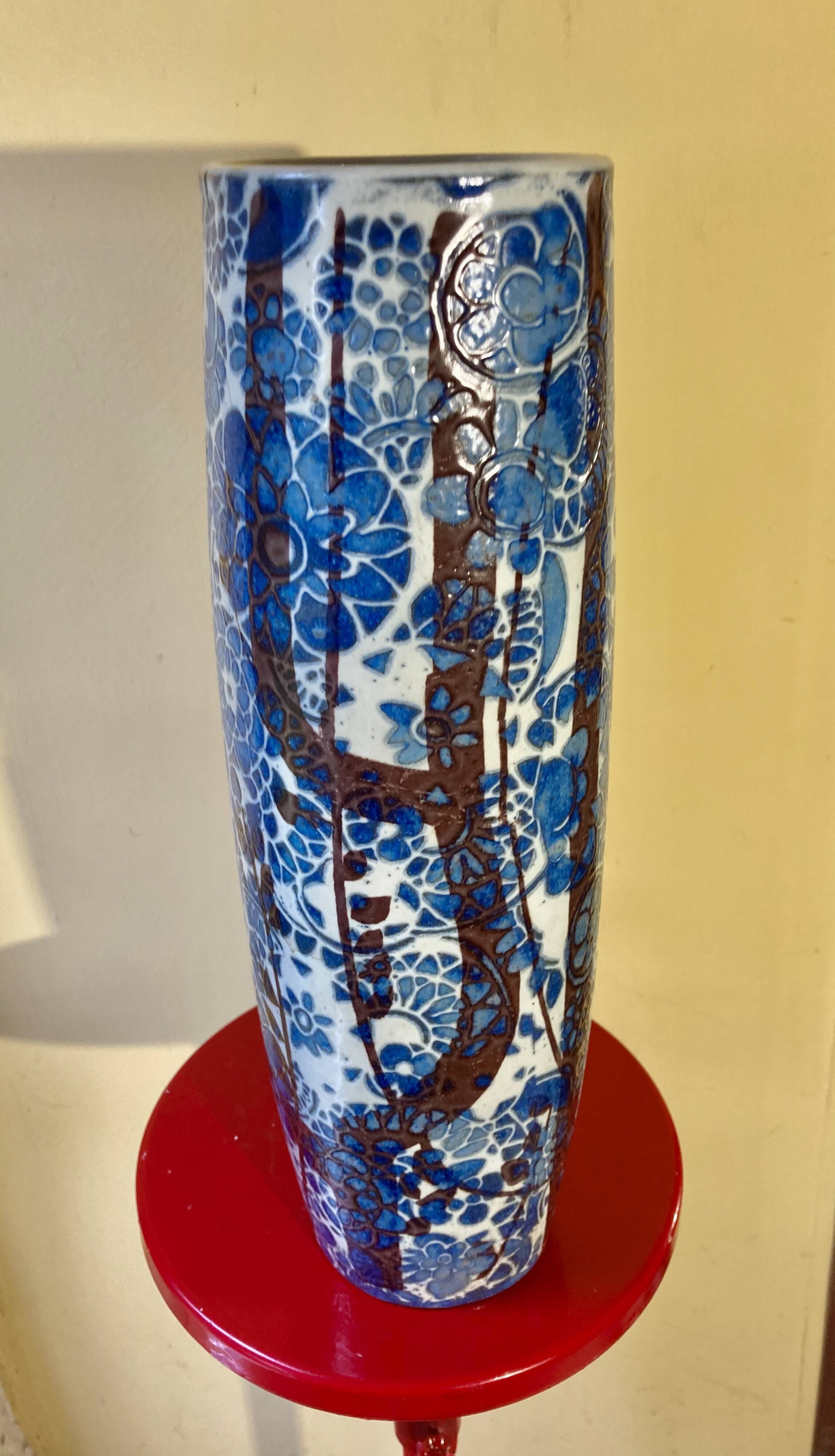 Danish vase - Baca - Johanne Gerber - Royal Copenhagen - Denmark - vintage size XXL