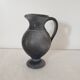 Grey/Black ceramic pitcher signed TL Corti - height 25cm
