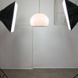 Mid-Century Large White Bud Pendant Lamp by Studio 6G for Guzzini, 1970s