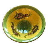 Salad bowl, ceramic dish Vallauris