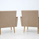 Paire de fauteuils du milieu du siècle, Tchécoslovaquie