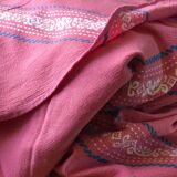 Old oval Basque tablecloth