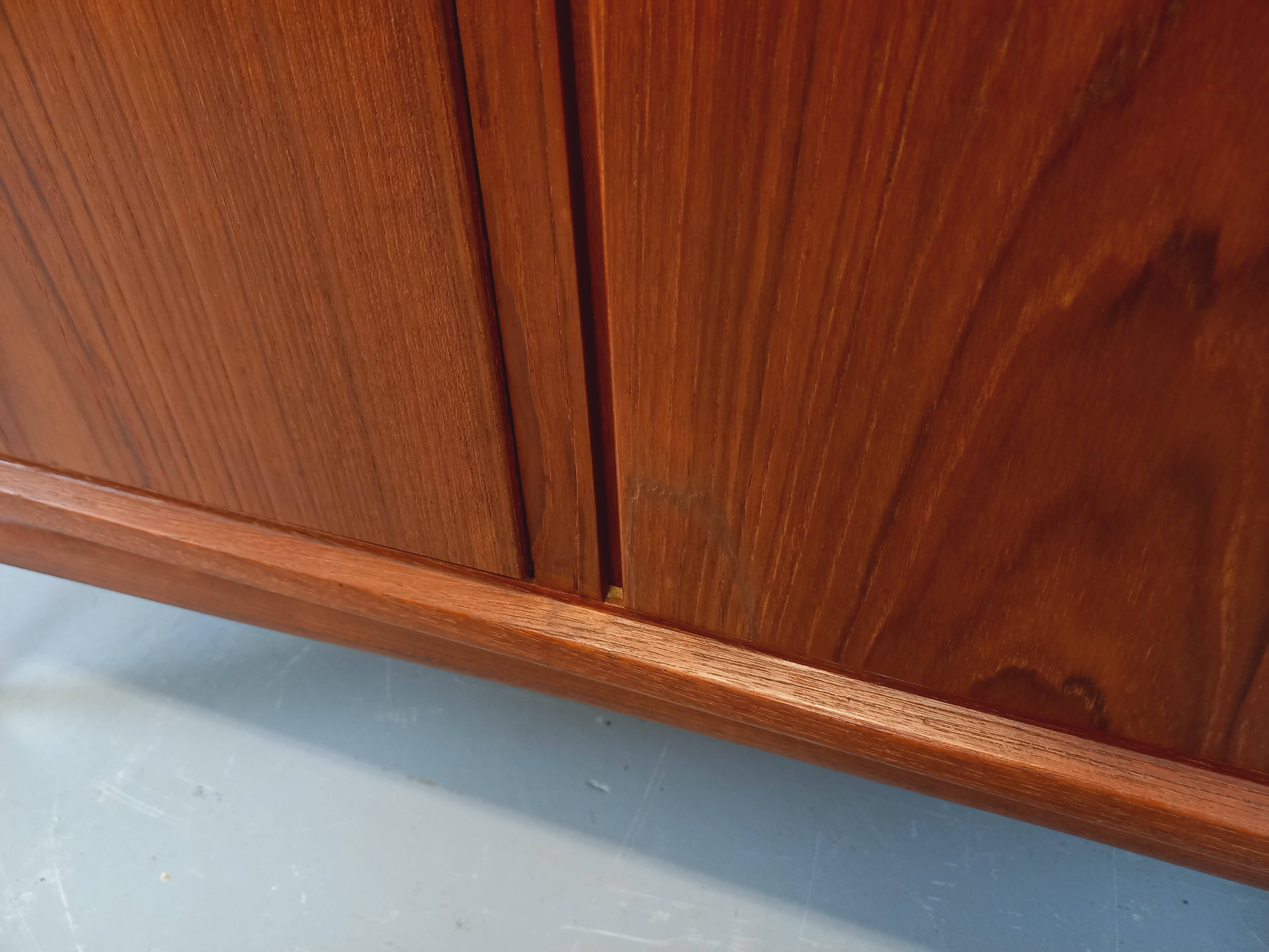 Vintage Swiss Teak Scandinavian style sideboard in teak from the 60s
