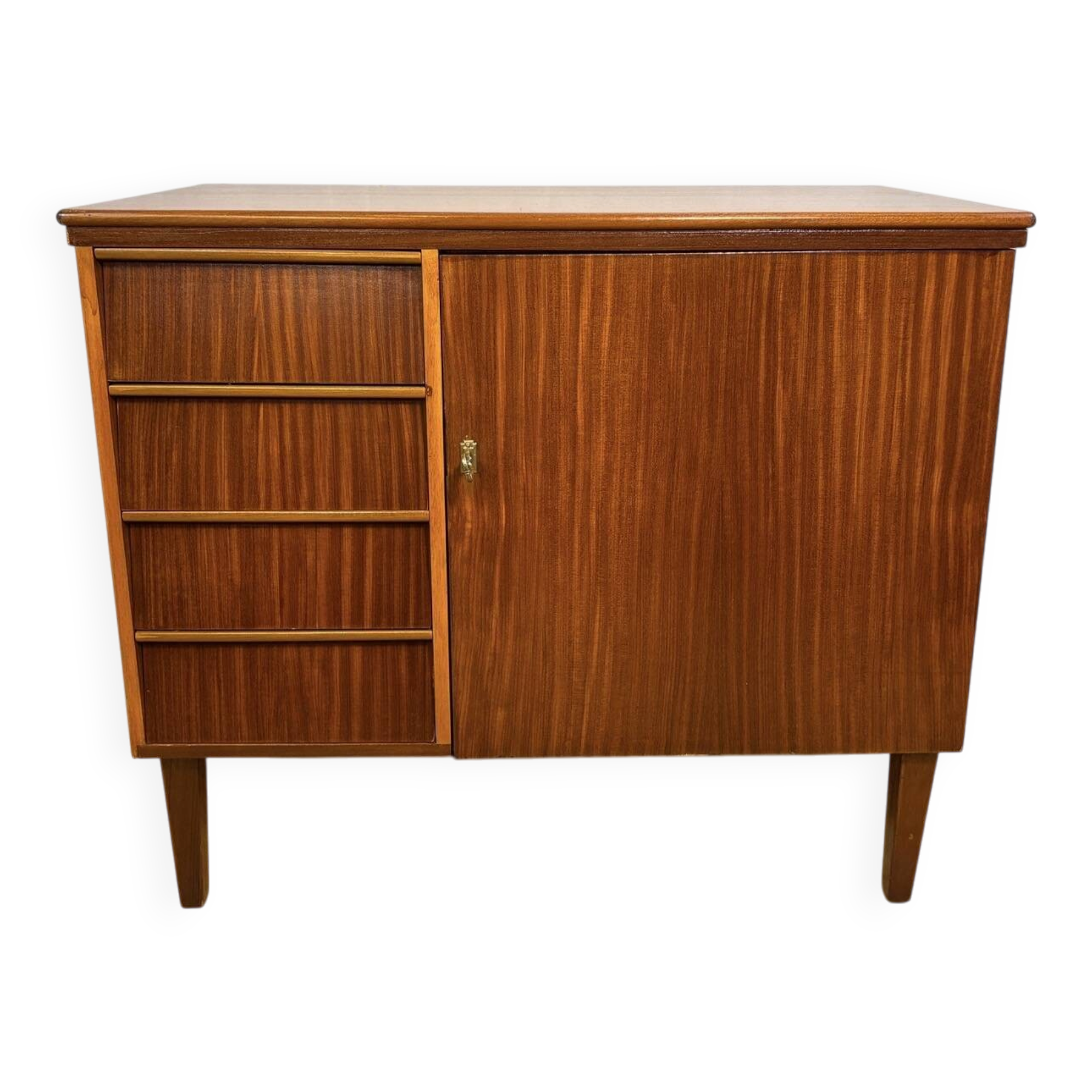 Mid Century Retro Teak Small Sideboard Circa 1960 Danish Design Scandinavia