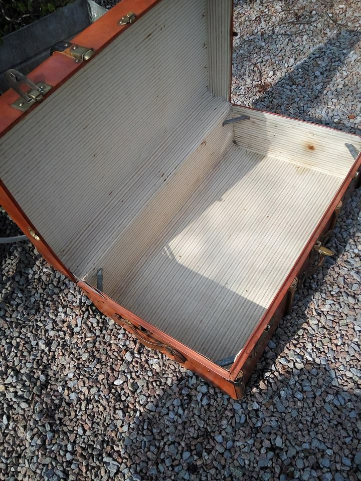 Old wooden trunk
