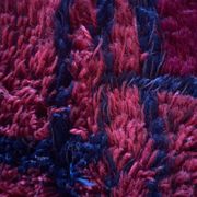 Mid-century Modern Bordeaux Red Rya Rug by Gull-Britt Johansson for NIAB, Sweden