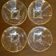 Lot of 4 glass cups