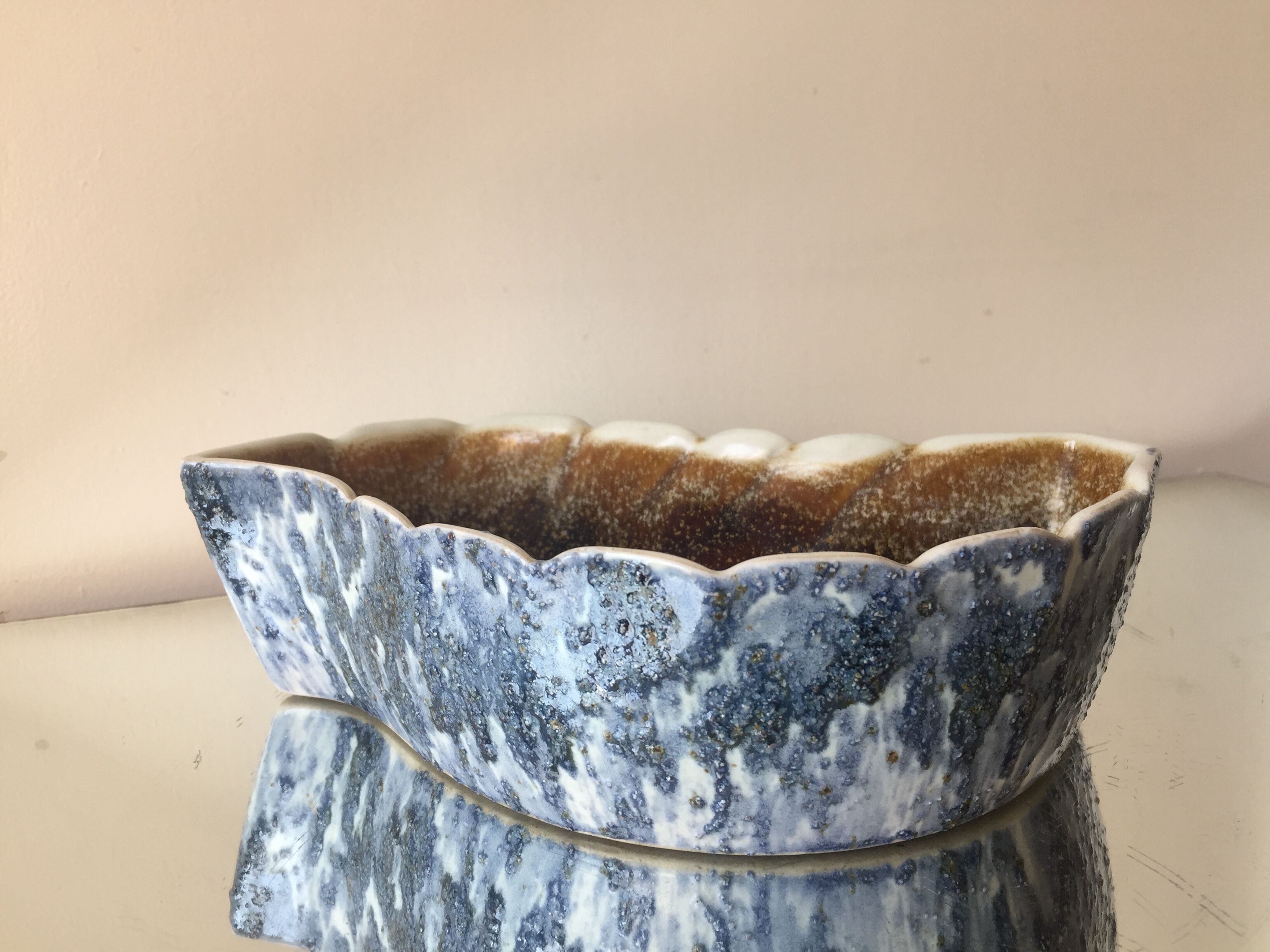 Stoneware trinket bowl 1950's