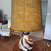 grande lampe céramique des années 70 rétro éclairage