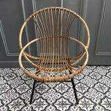 Children's rattan armchair
