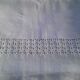 Large sheet 2places embroidered linen R C broad day