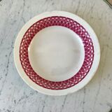 Plat creux Digoin Sarreguemines modèle Castel