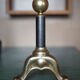Paire de chenets de cheminée vintage