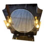 Vintage Italian mirror style ISA, Fontana Arte, 1970s.