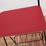 1950s French floor lamp in scoubidou