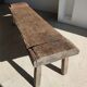 Bench in old teak