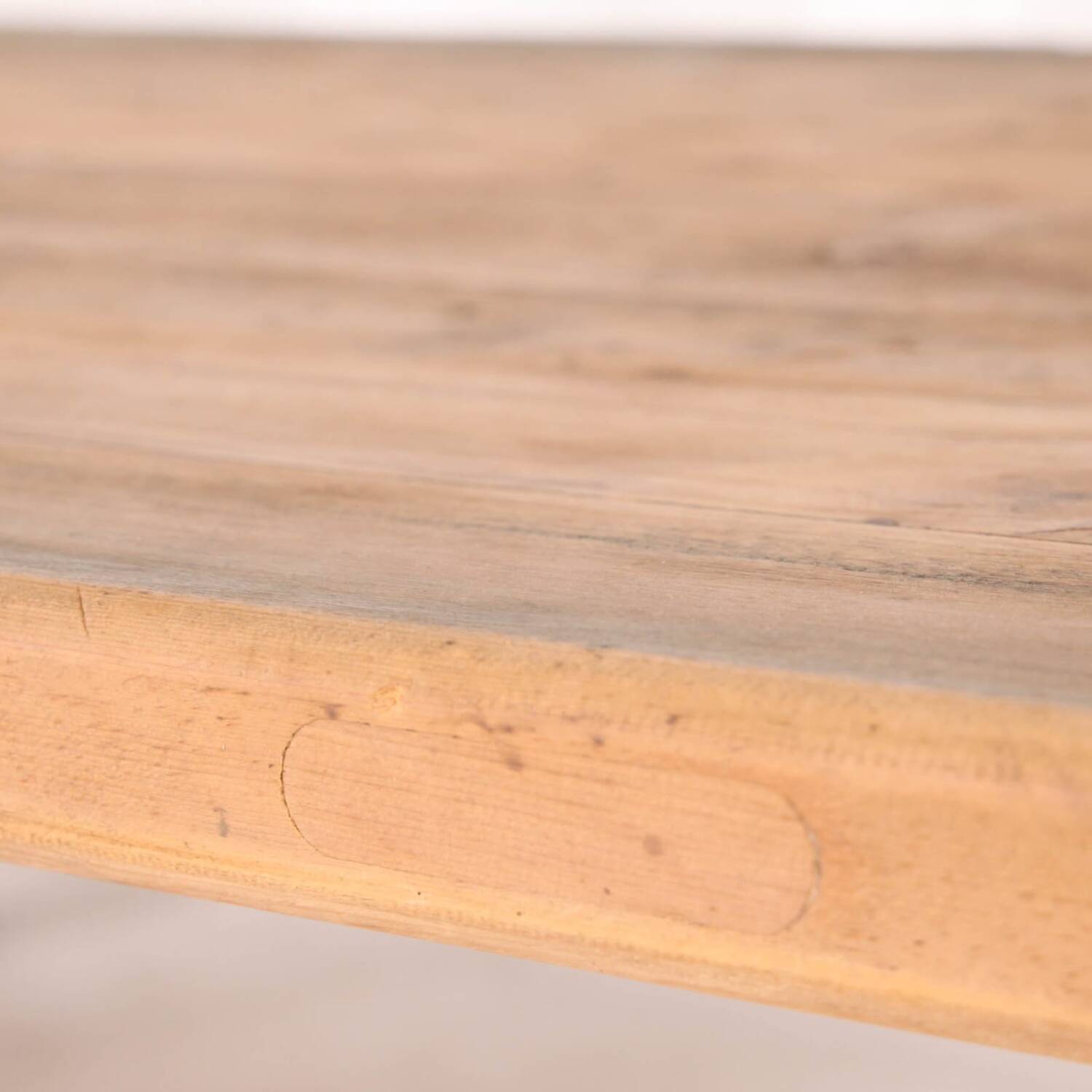 Large wooden coffee table