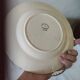 Set of 5 flat plates, signed Longwy.