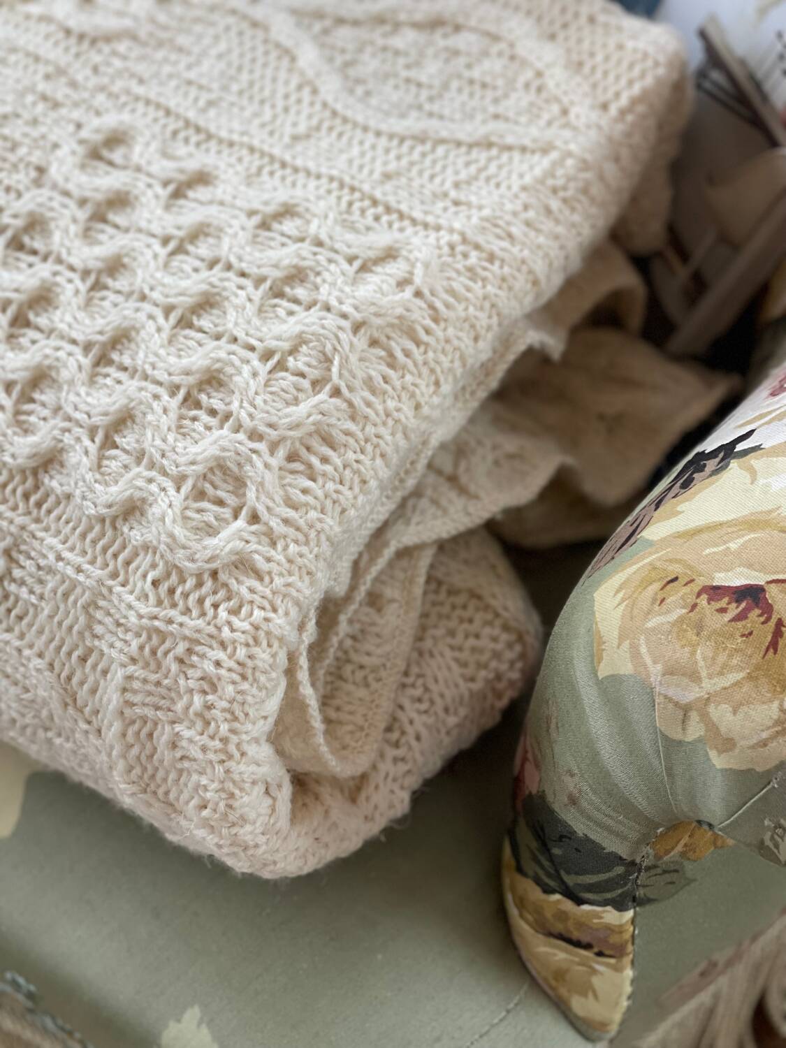 Pure natural wool English blanket