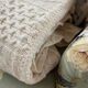 Pure natural wool English blanket