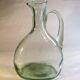 Thick glass pitcher