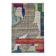 Handwoven Turkish Recycled Boho Rug 197 cm x 307 cm