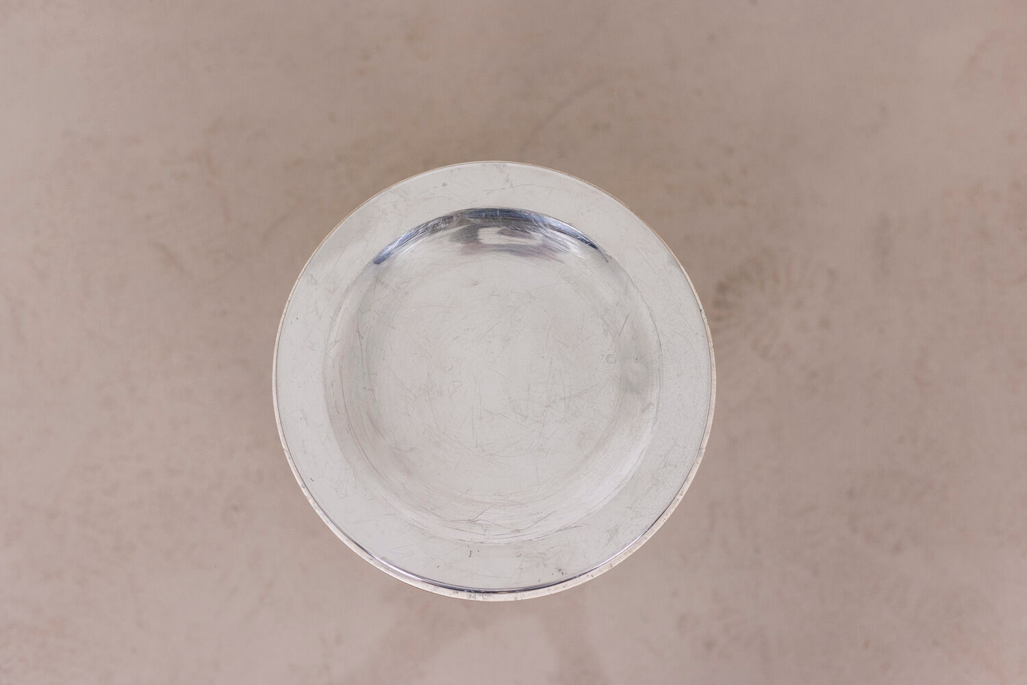 Coffee table in travertine and smoked glass, 1970s