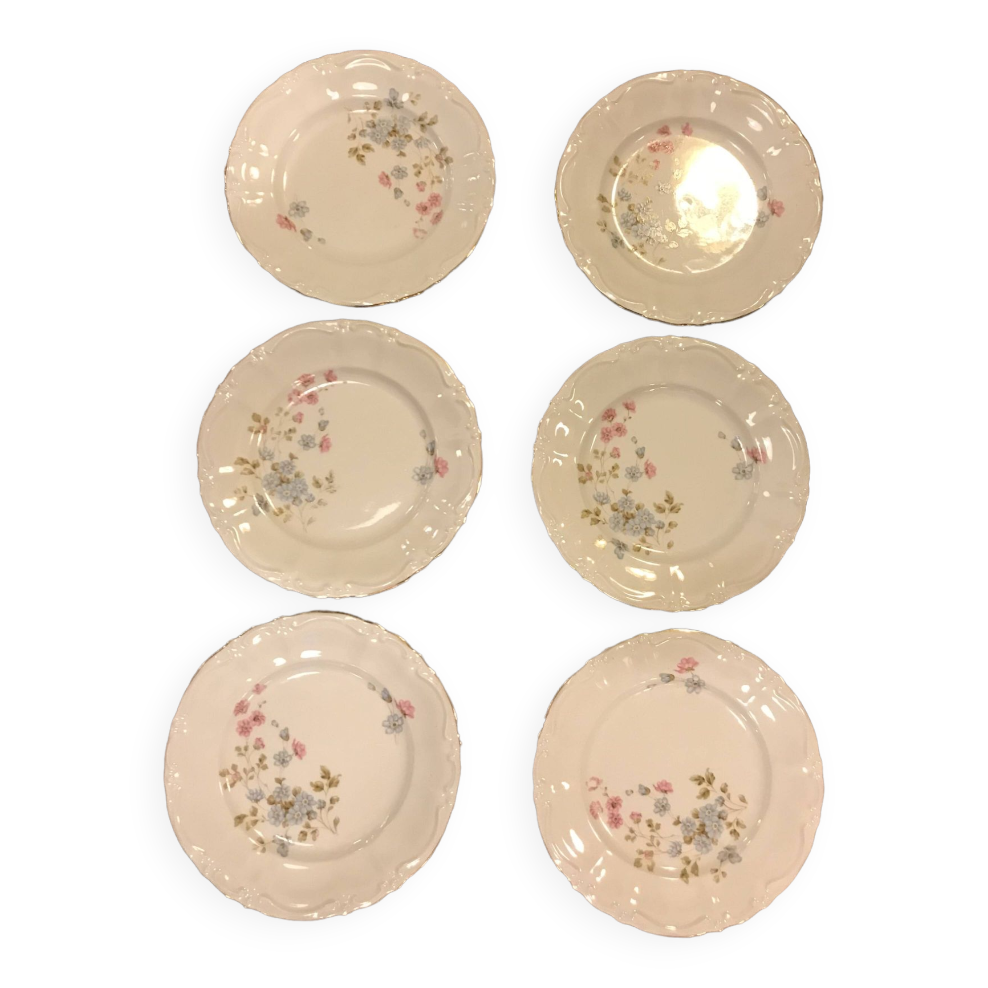 Dessert plates x6
