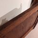 Antique headboard in solid pitch pine
