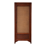 Vintage Parisian wardrobe in wood and caning – Art style
