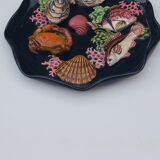 Ceramic plate fish and shellfish