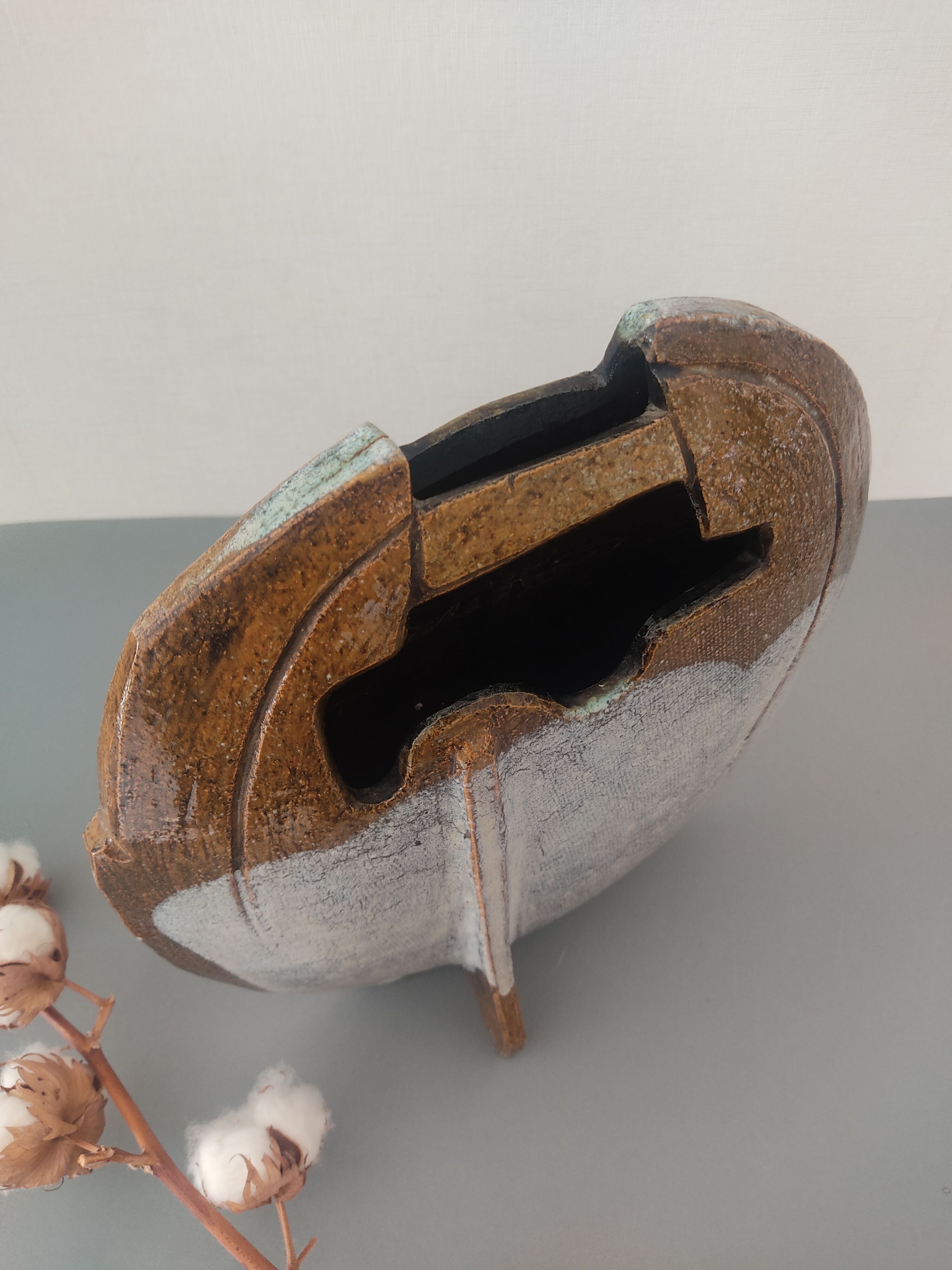 Ceramic vase Solange Garotte bernard Prigent virebent