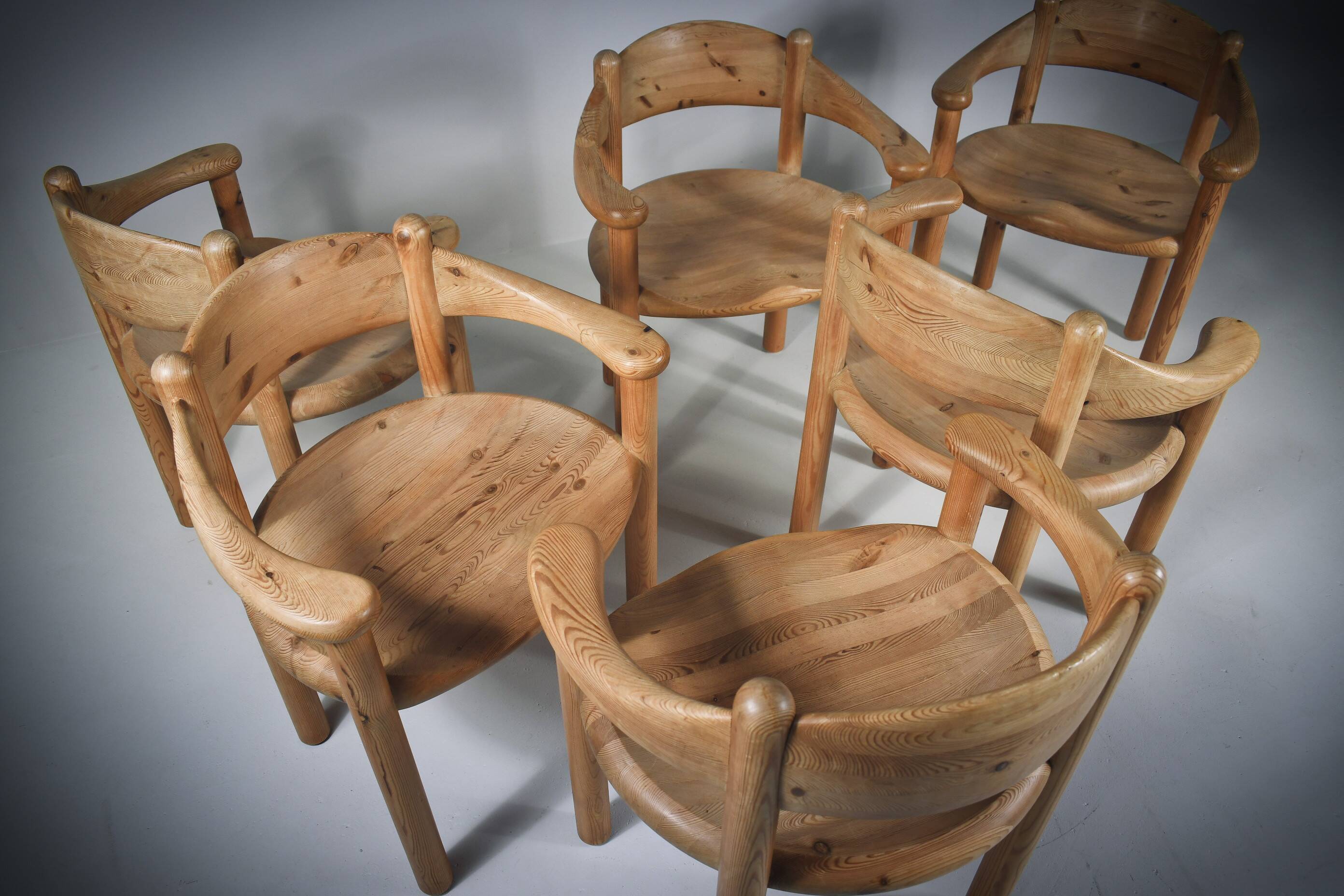 Dining chairs by Rainer Daumiller x 6, 1970s