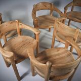 Dining chairs by Rainer Daumiller x 6, 1970s
